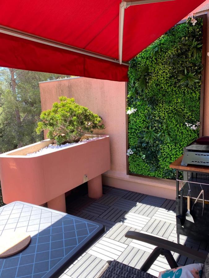 לה סיין סור-מר Jade - Appartement Climatise Vue Et Acces Mer Prive מראה חיצוני תמונה